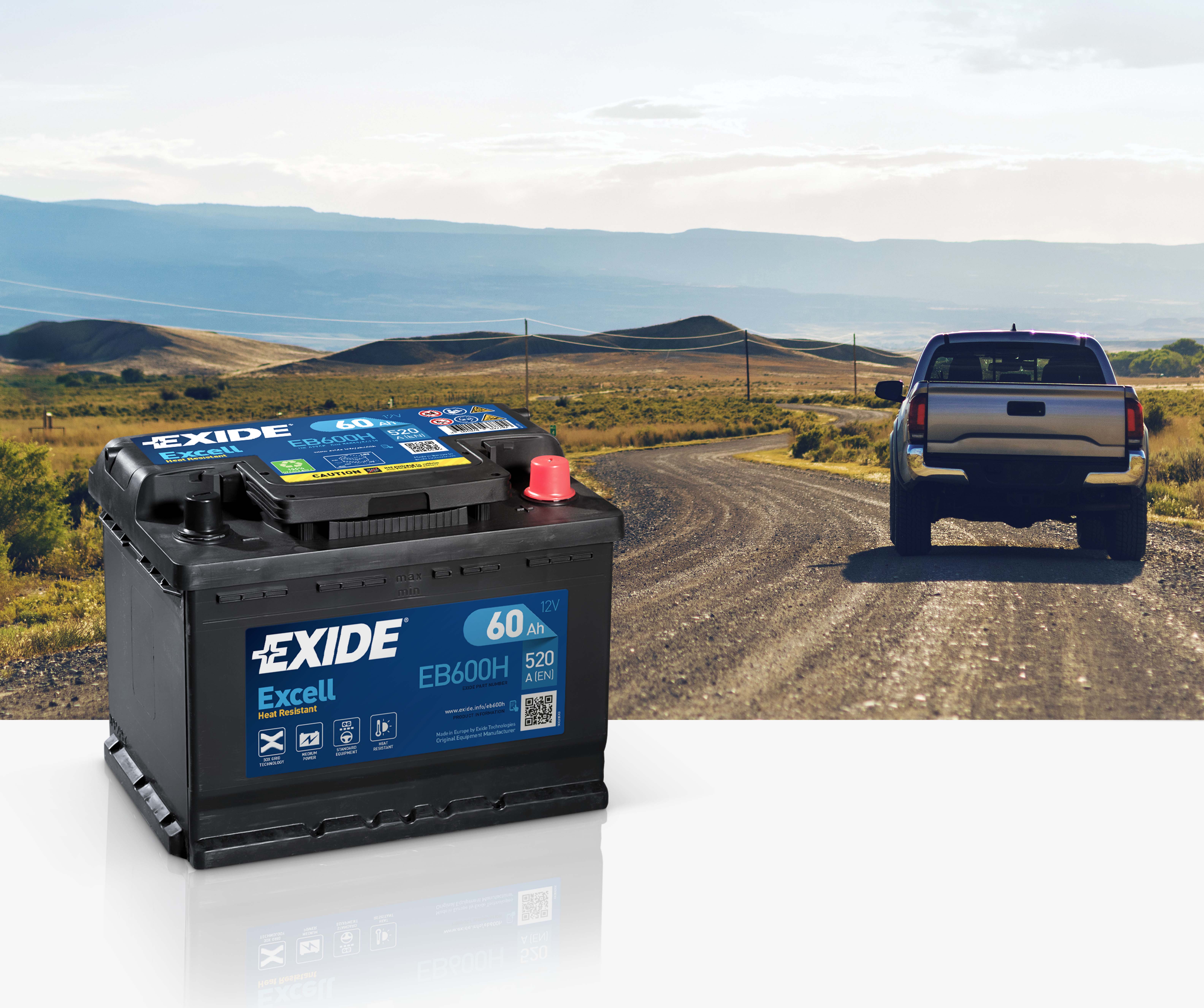 Der Hitze gewachsen! Exide erweitert die Excell Autobatterie-Range