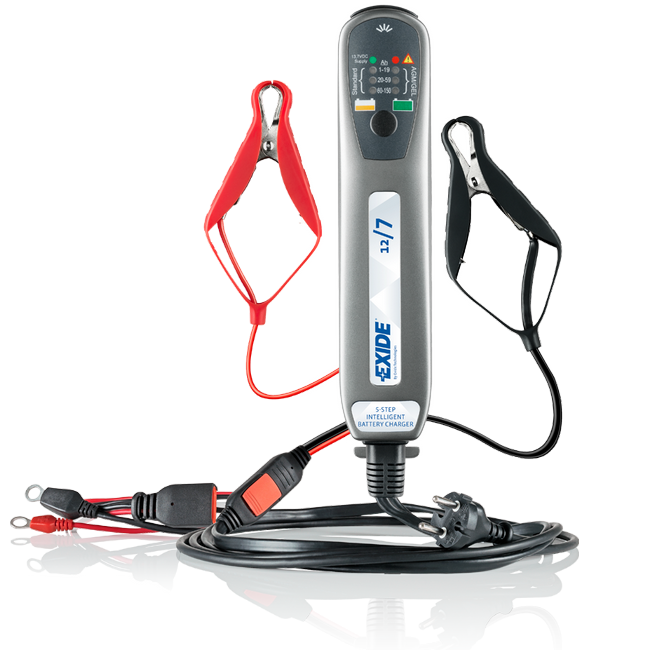 Exide battery outlet charger and starter