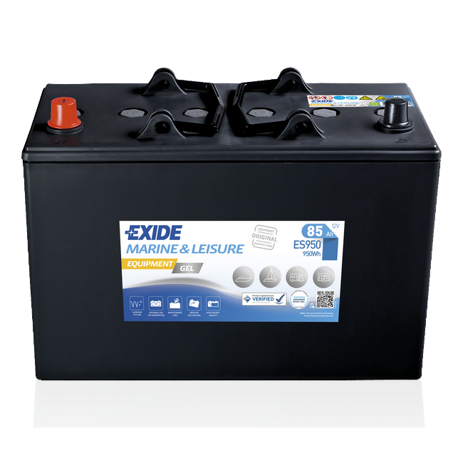 Exide EQUIPMENT GEL – Maritime Anwendungen, Wohnwagen und Freizeitbatterie