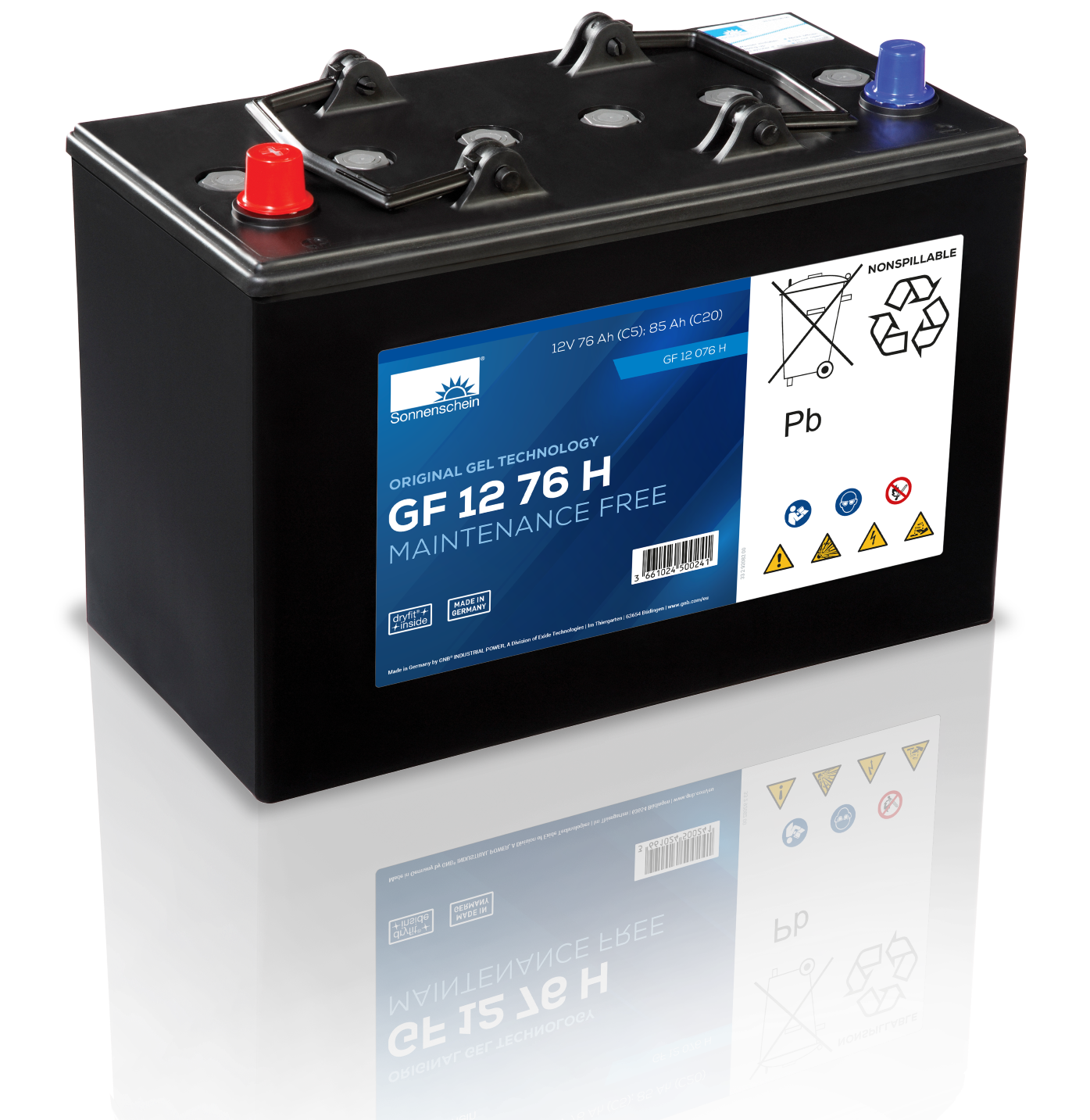 Exide Sonnenschein GF 12 51 Y 1 Gel-Batterie 12V 51Ah