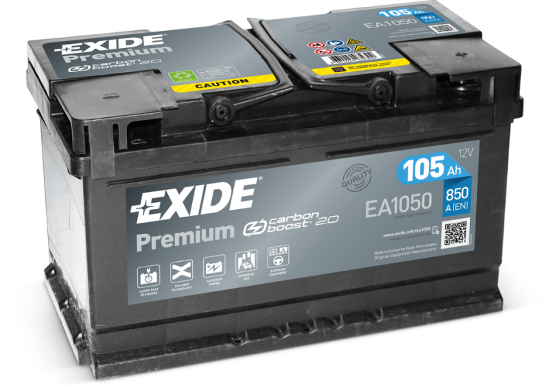 Autobatterie Exide Premium 12V 77Ah 760A/EN -Autobatterien -batcar