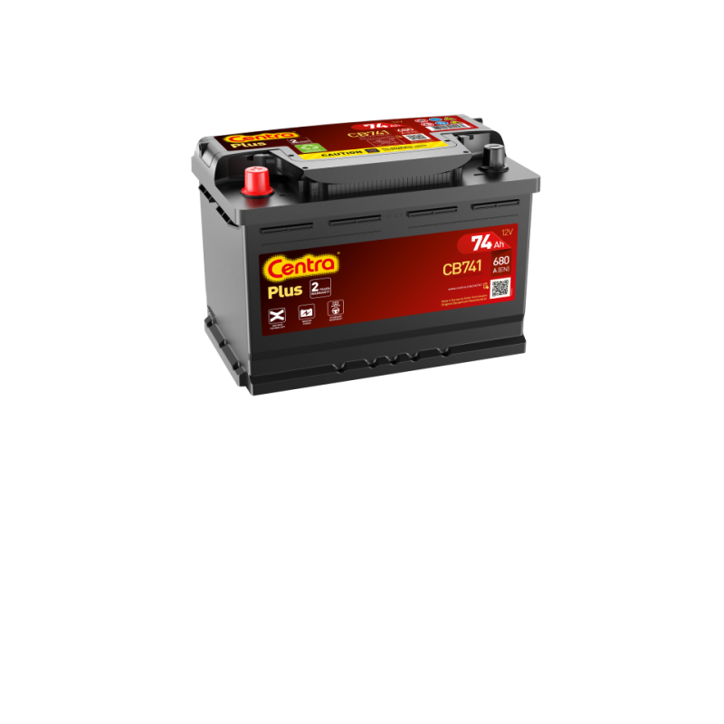CB741 CENTRA Plus Batterie 12V 74Ah 680A B13 L3 Batterie au plomb CB741 ❱❱❱  prix et expérience