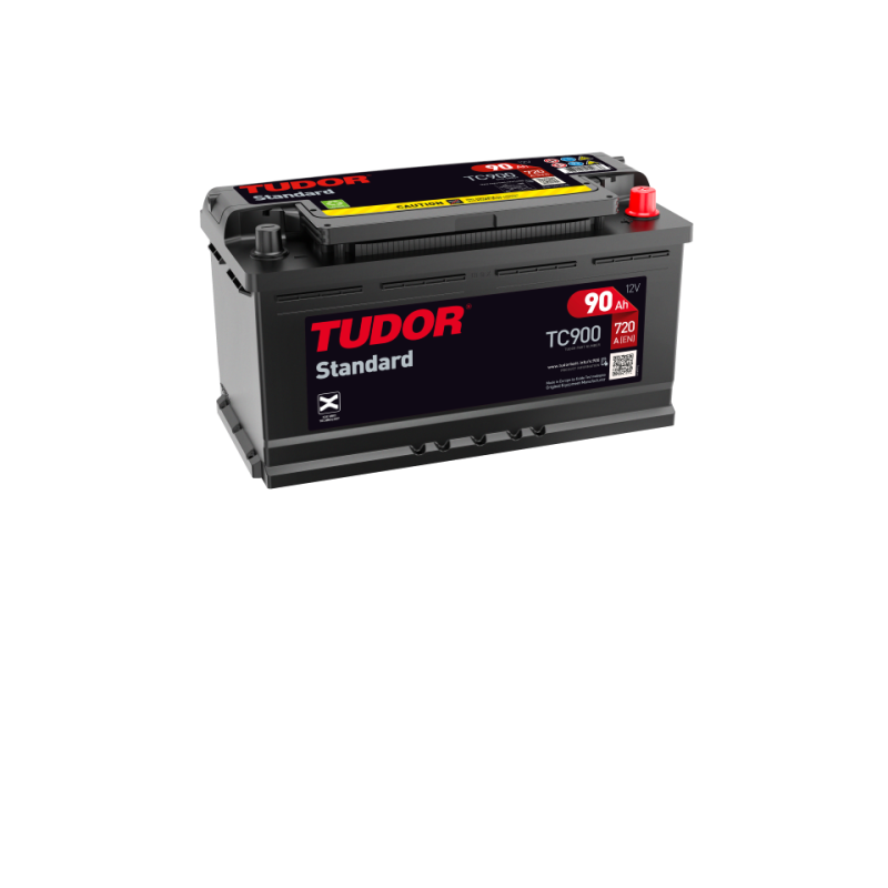 TUDOR TC900 L5 SLI 12V 90Ah 720A Batterie de démarrage
