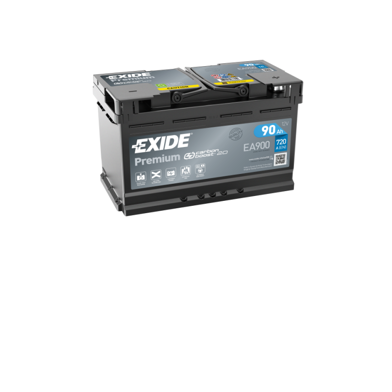Autobatterie Exide Premium EA900 90Ah 720A 315x175x190mm - Exide - Maurer  Elektromaschinen GmbH