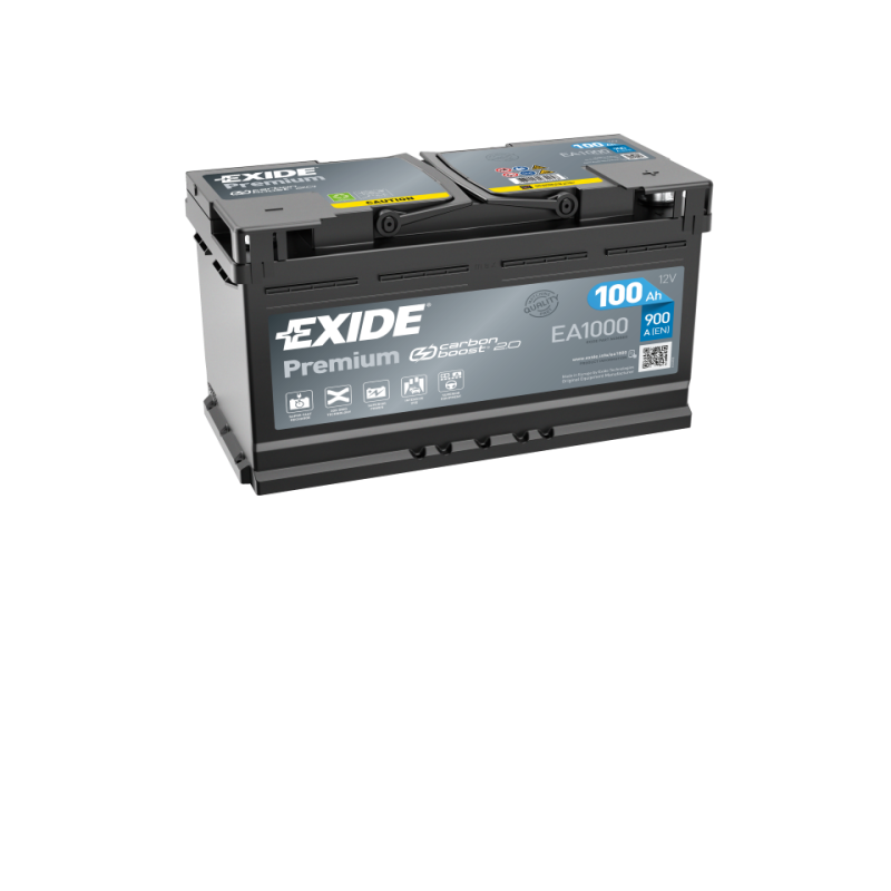 EA640 Exide Premium Car Battery 027TE - Exide Car Batteries