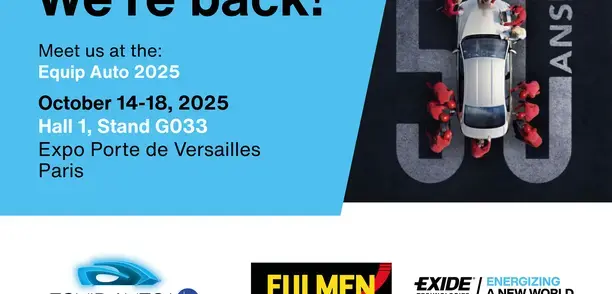 Exide Technologies to showcase the future of battery technology at Equip Auto 2025 in Paris