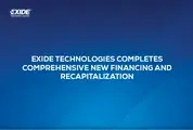 Exide financial news release
