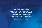 EXIDE Identified as the Most Innovative Battery Brand