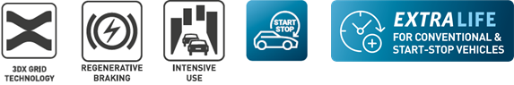 Exide Start-Stop EFB - Car Battery