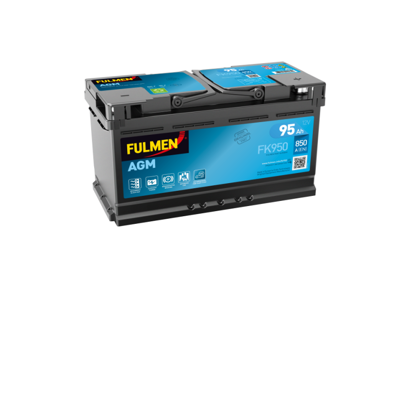 Batterie Fulmen Start-Stop AGM 60Ah/680A (FK600)