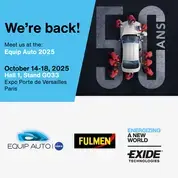Exide Technologies présentera l’avenir de la technologie des batteries au salon Equip Auto 2025 à Paris