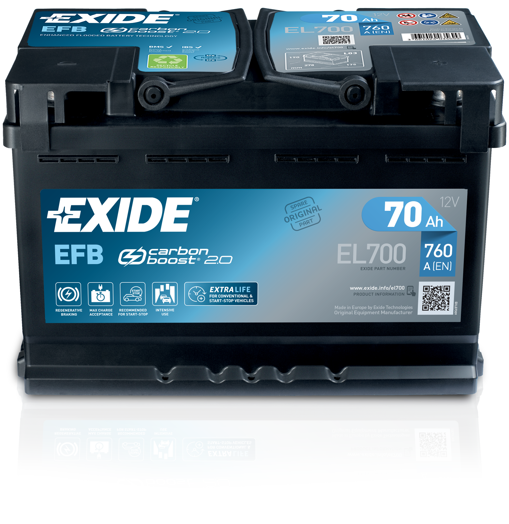 Exide Start-Stop EFB - batteria auto