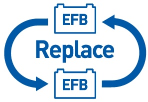 EFB replace blue