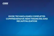 Exide financial news release
