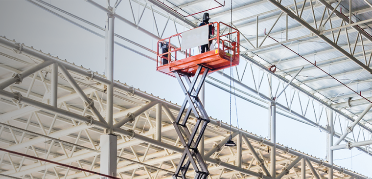 Batteries for Aerial Lifts, lifting platforms