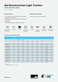 E/Sonnenschein GF-Y datasheet