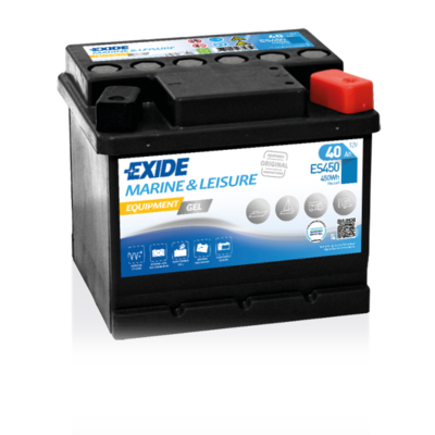 BATTERIE GEL EXIDE MARINE & LEISURE ES900 12V 80Ah 540A - Batteries à  décharge lente - BatterySet